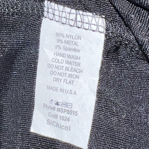 NEW top leggings set faux snakeskin bronze Greco Grecian pattern ladies small - Picture 4 of 11